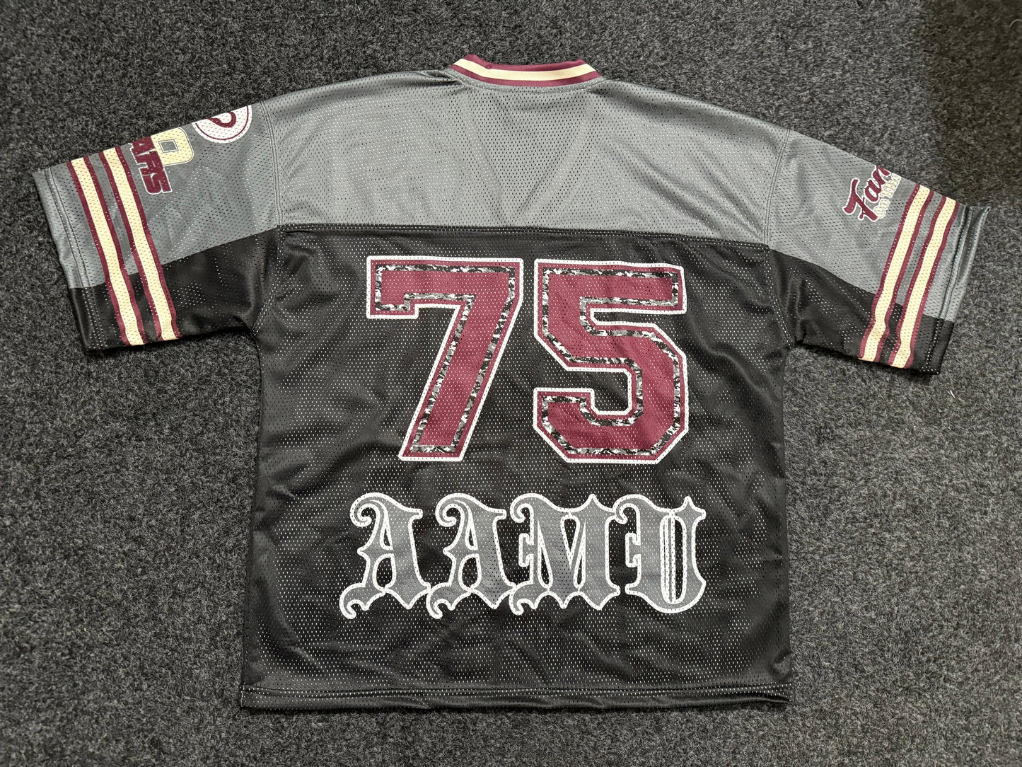 Preorder; Signature AAMU Jersey - Black (Not Cropped)