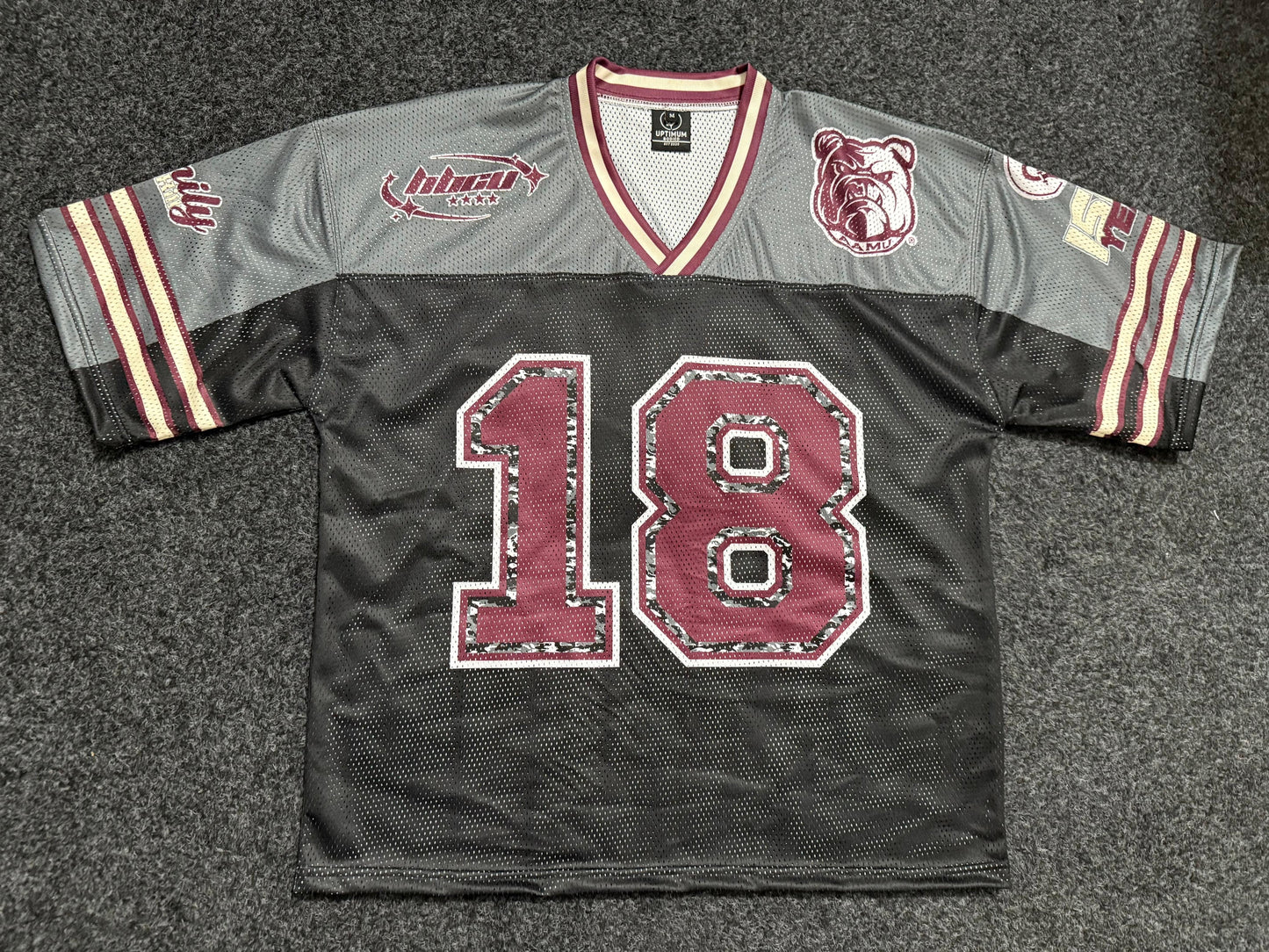 Preorder; Signature AAMU Jersey - Black (Not Cropped)