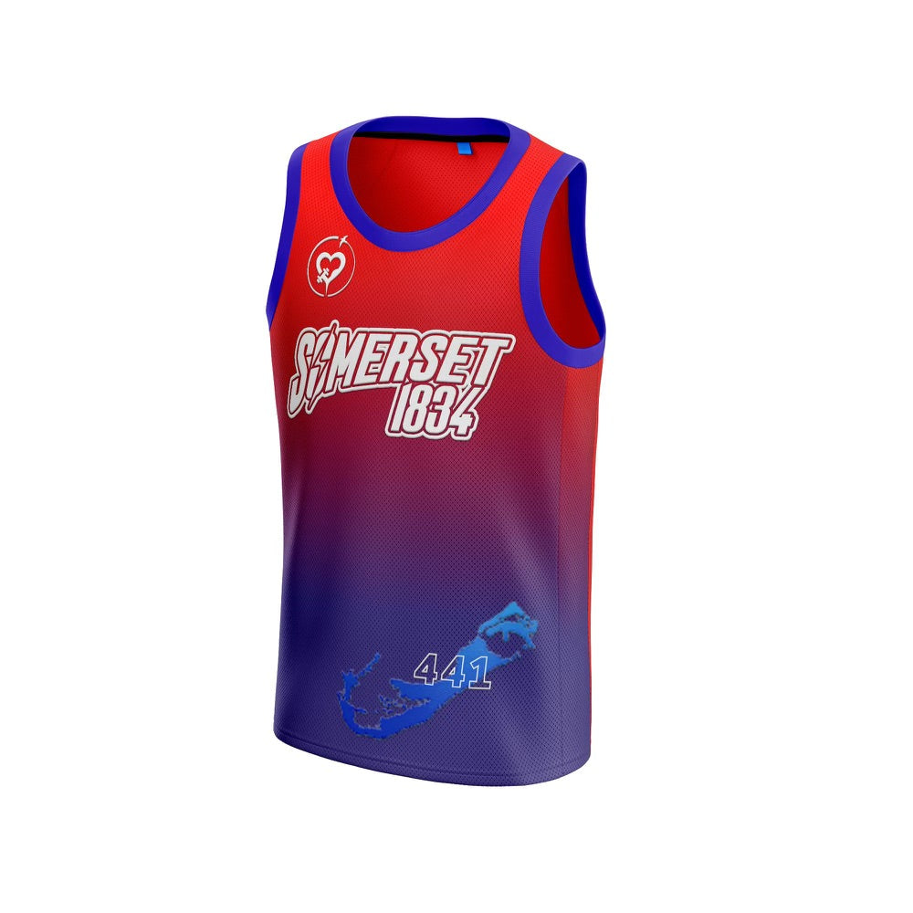 Bermuda Somerset + St. Georges Jerseys (Basketball + Soccer)