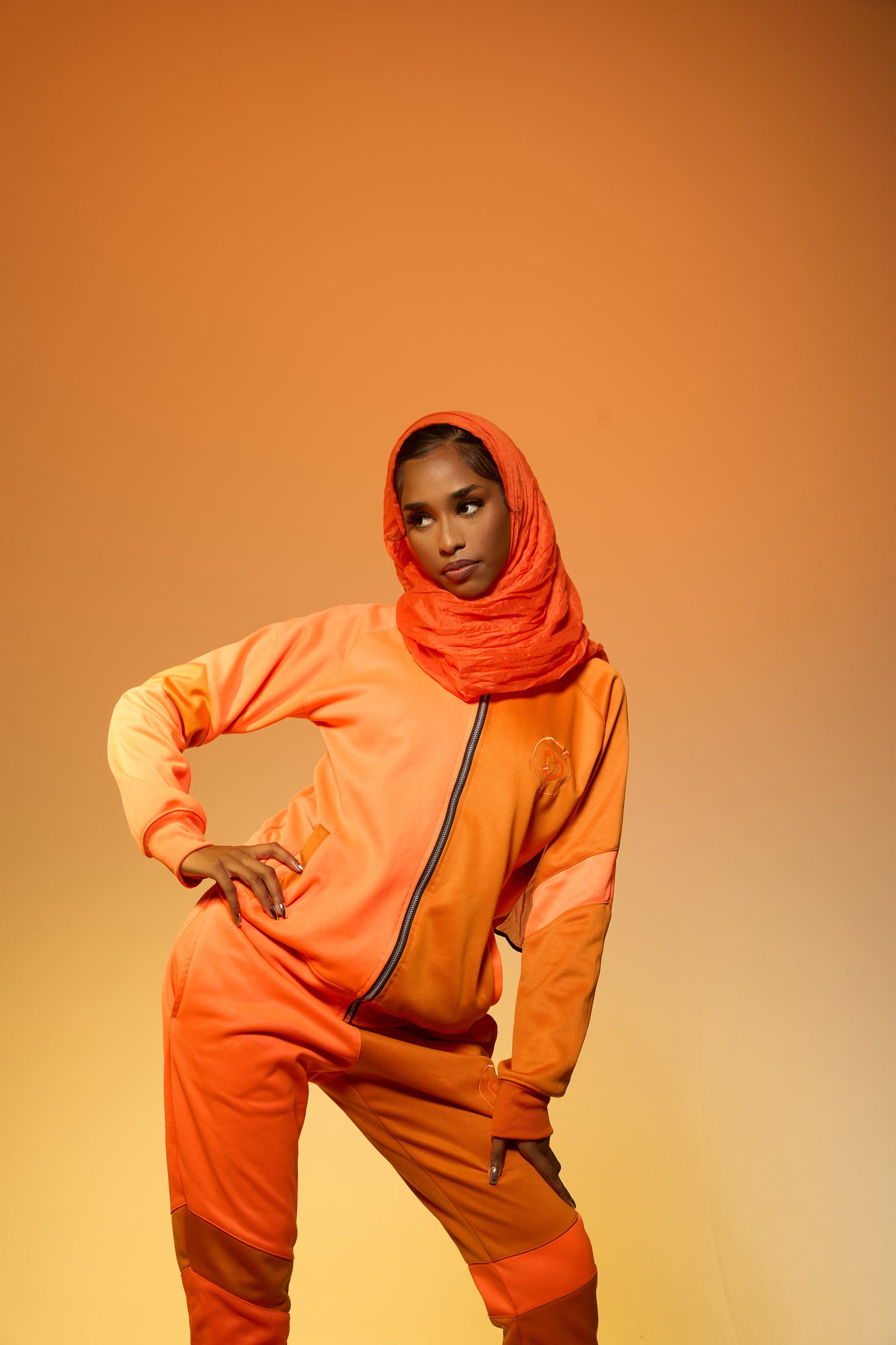 (Preorder - 4 Weeks) Everyday Elevation- Orange Full Unisex Tracksuit. - Free Shipping