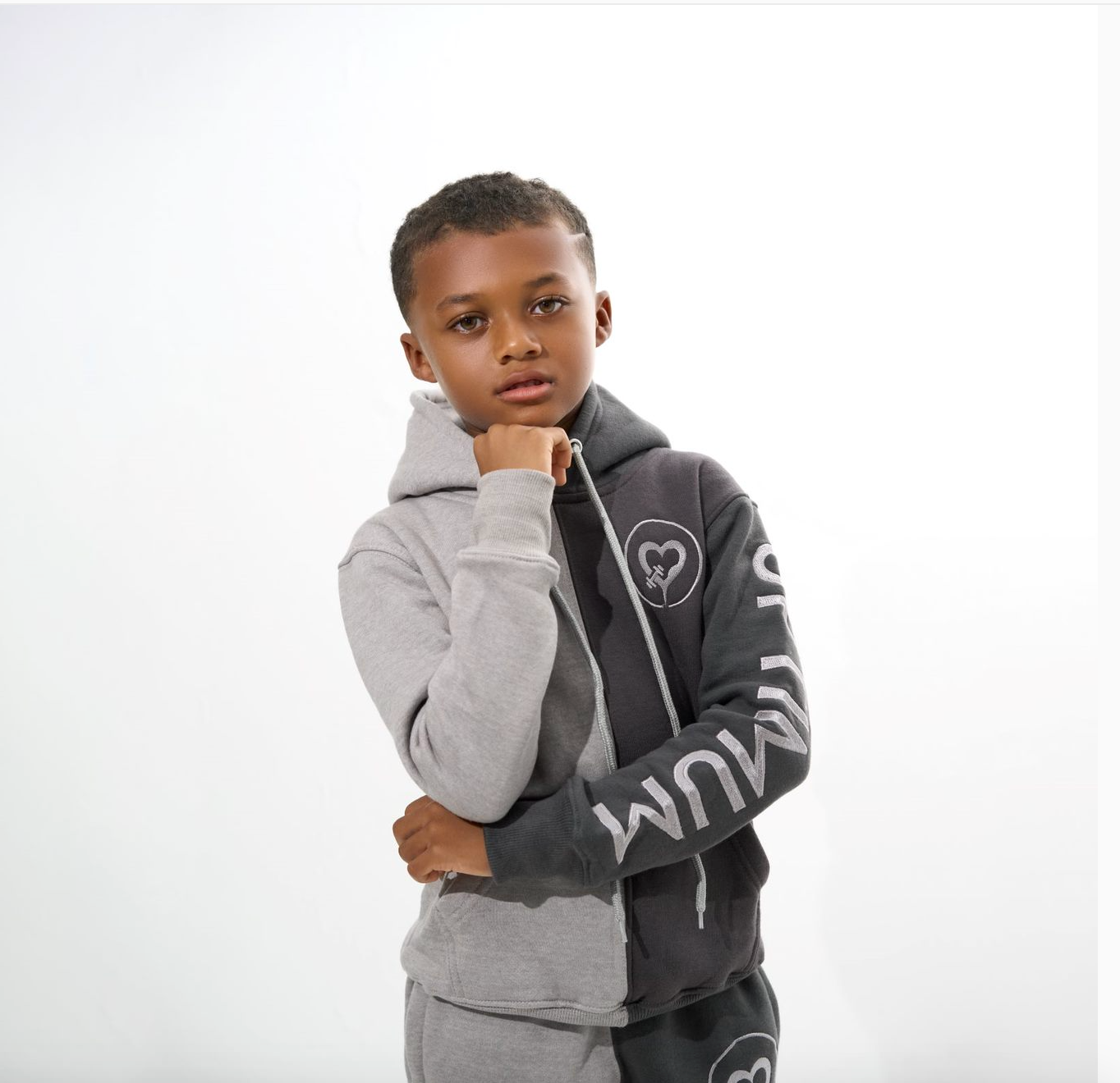 Grey So Shadey Sweatsuit Youth - Uptimum Bodied Online