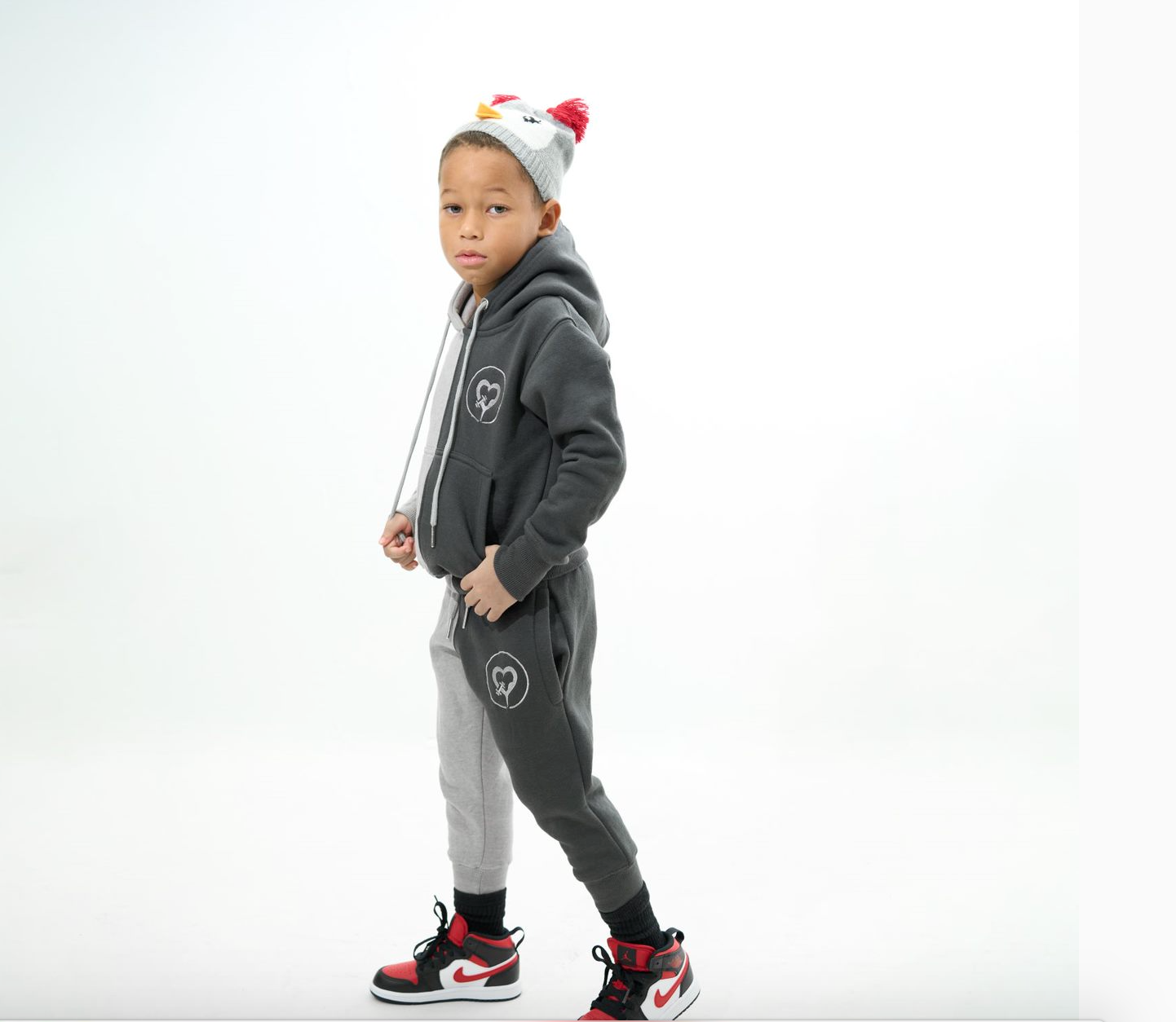 Grey So Shadey Sweatsuit Toddler 2T - 5T - Uptimum Bodied Online