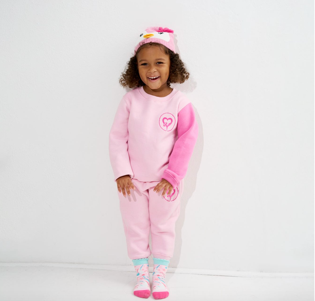 Pink Two Facety Sweatsuit Toddler
