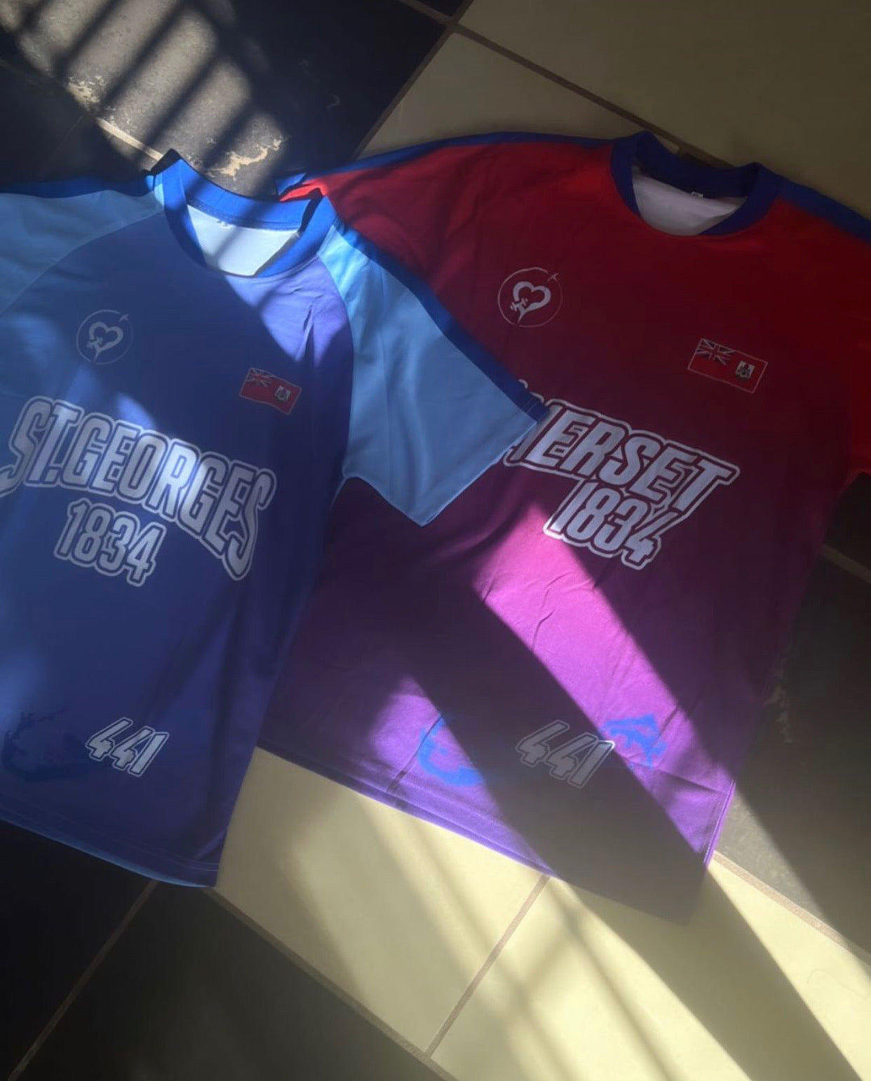 Bermuda Somerset + St. Georges Jerseys (Basketball + Socceer) - Uptimum Bodied Online
