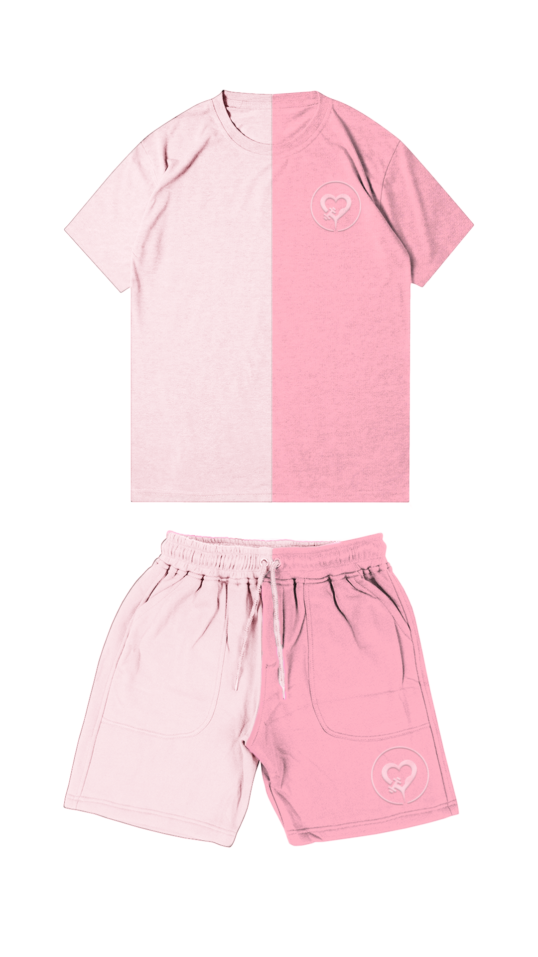 Signature So Shadey Short Sets- Pink (Bermuda)