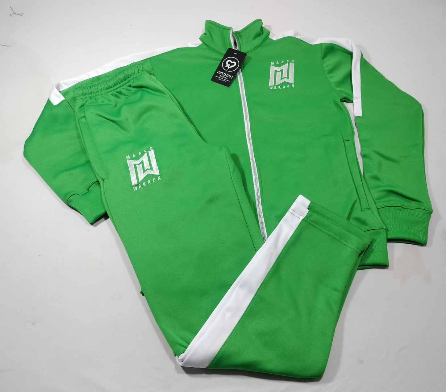 Bermuda - The Marc Of Excellence Tracksuit - Green with White Zipper