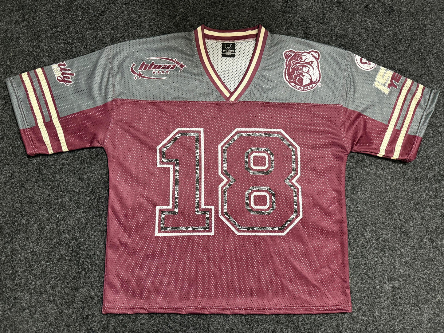 Preorder; Signature AAMU Jersey - Maroon (Not cropped)