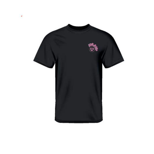 Bermuda: LOVE HARD - T-Shirt Black/Pink