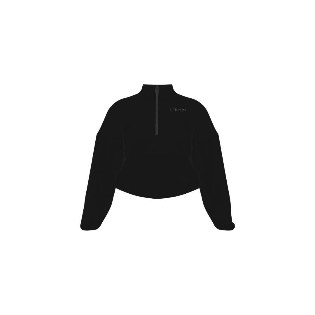 Gate 06: The Classic Quarter Zip — Check-In: Holiday Edition (Preorder) Black