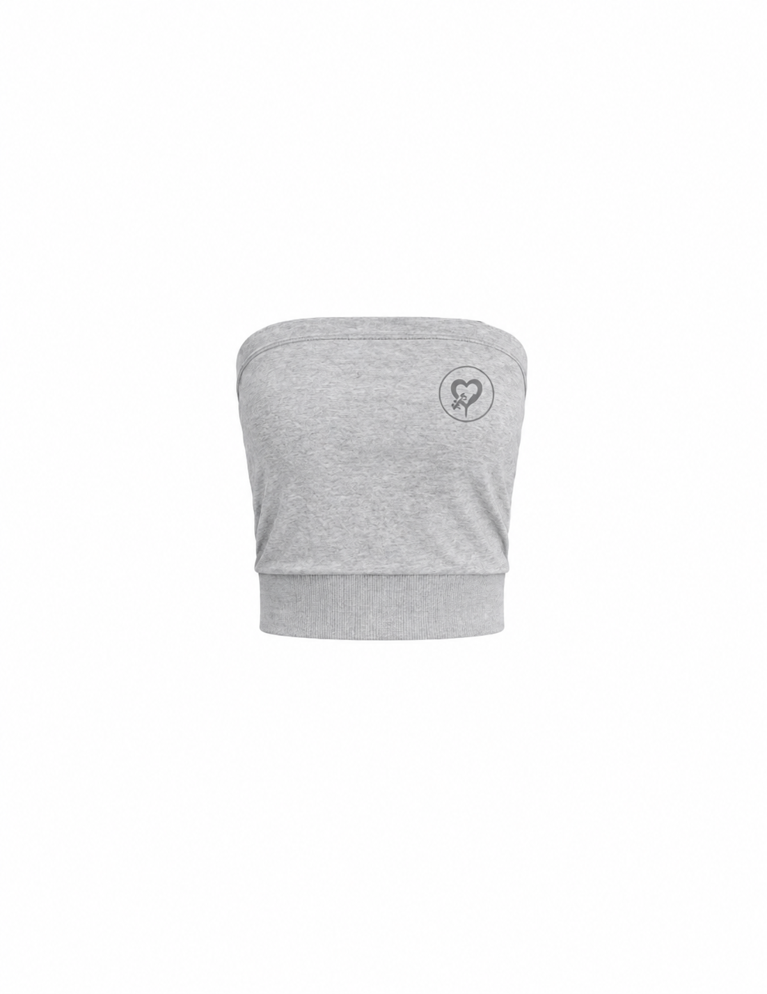 The Summer Tube Top - Heather Grey All Sizes