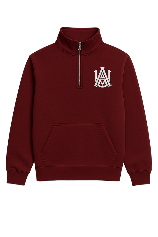 Preorder; AAMU Quarter Zip Jacket