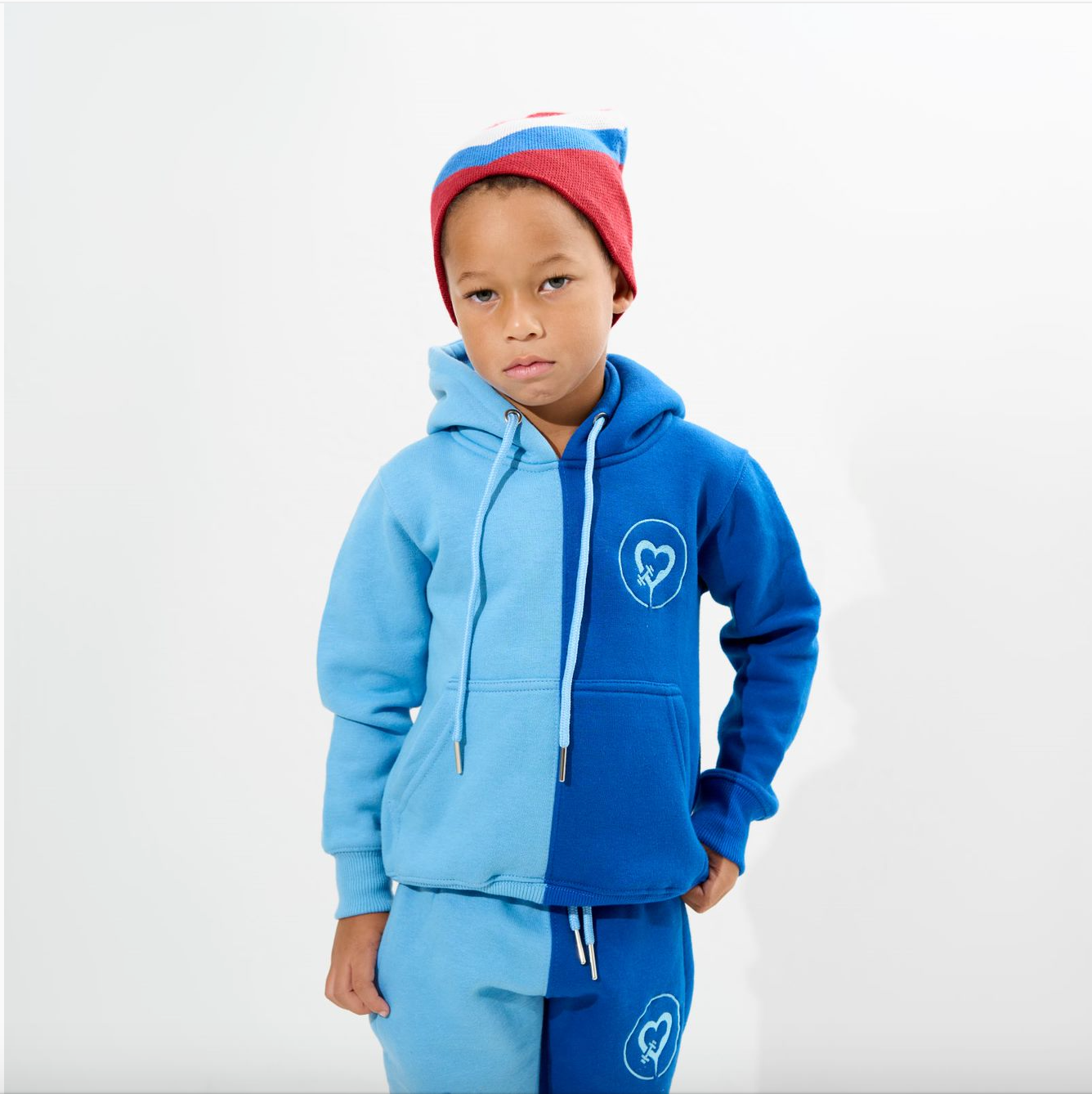 Blue So Shadey Sweatsuit Toddler (Preorder) - Uptimum Bodied Online