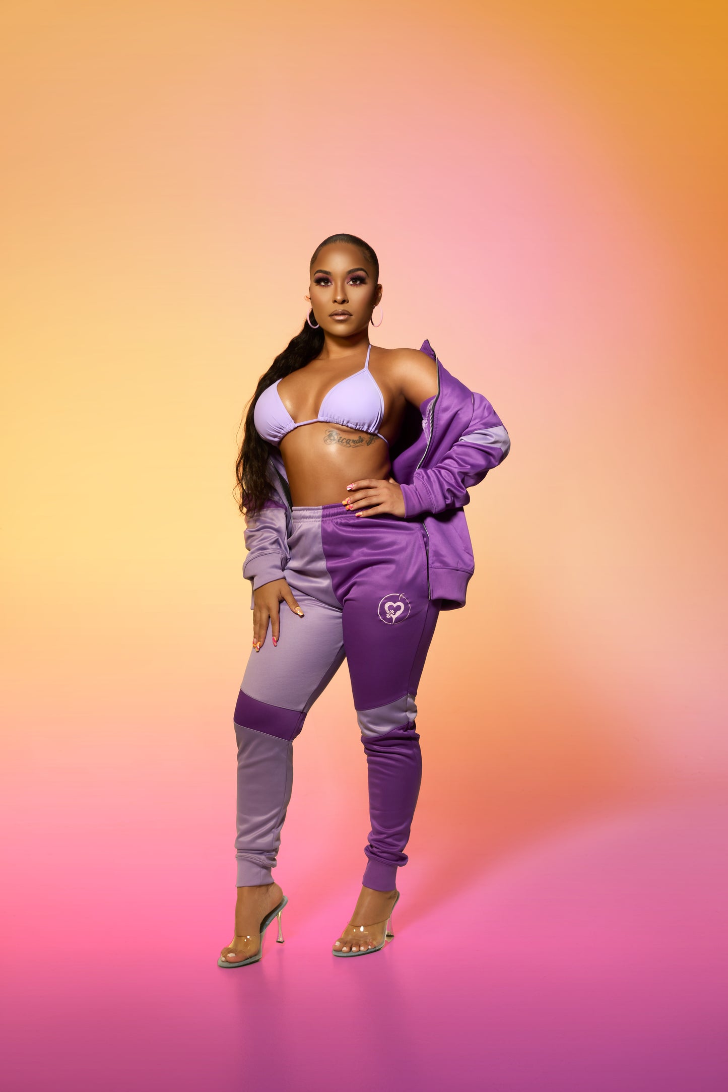 (Preorder - 4 Weeks) Everyday Elevation- Purple Full Unisex Tracksuit- Free Shipping