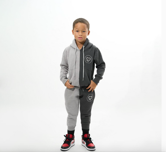 Grey So Shadey Sweatsuit Toddler 2T - 5T - Uptimum Bodied Online