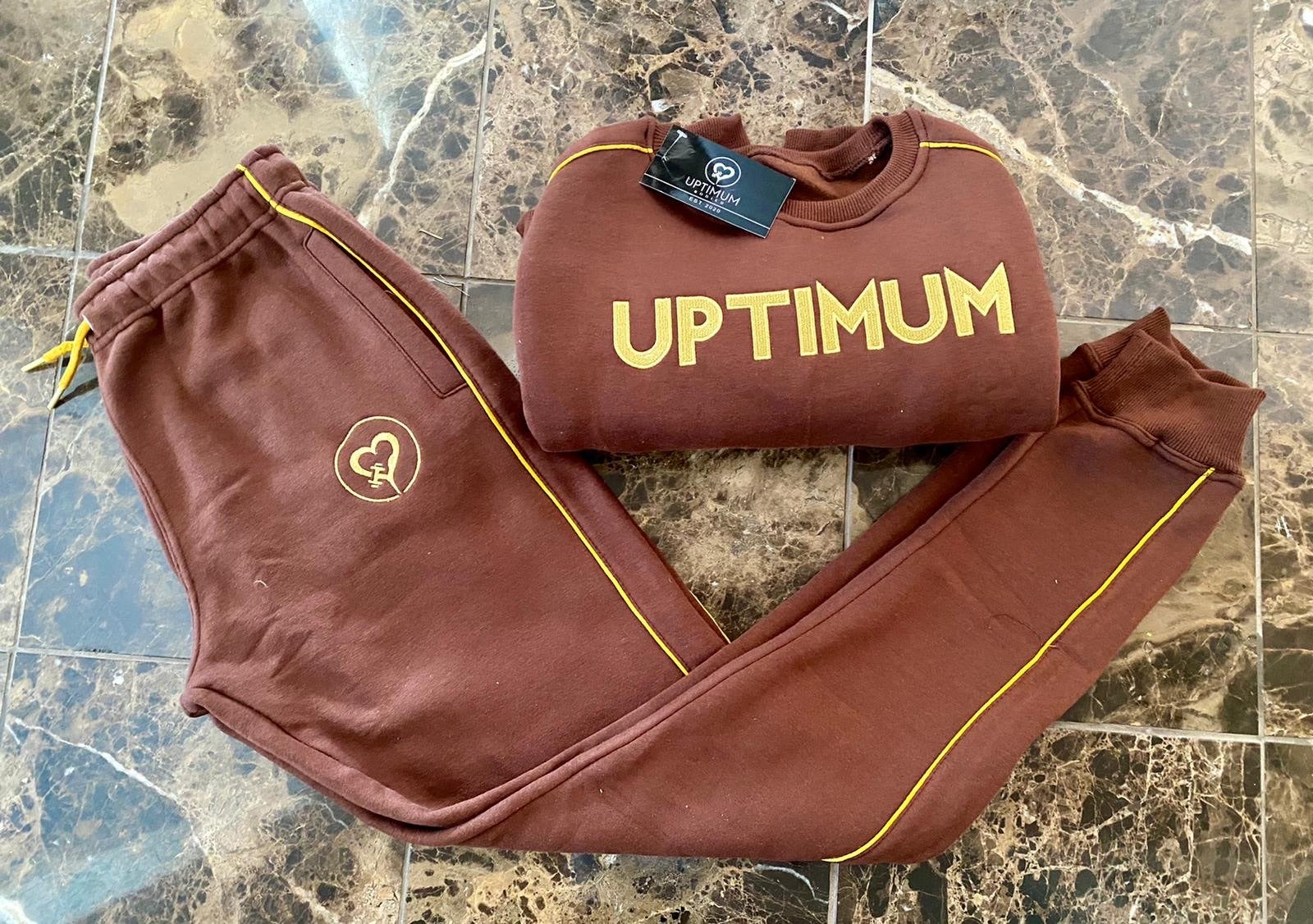 So Golden Chocolate Joggers - Uptimum Bodied Online