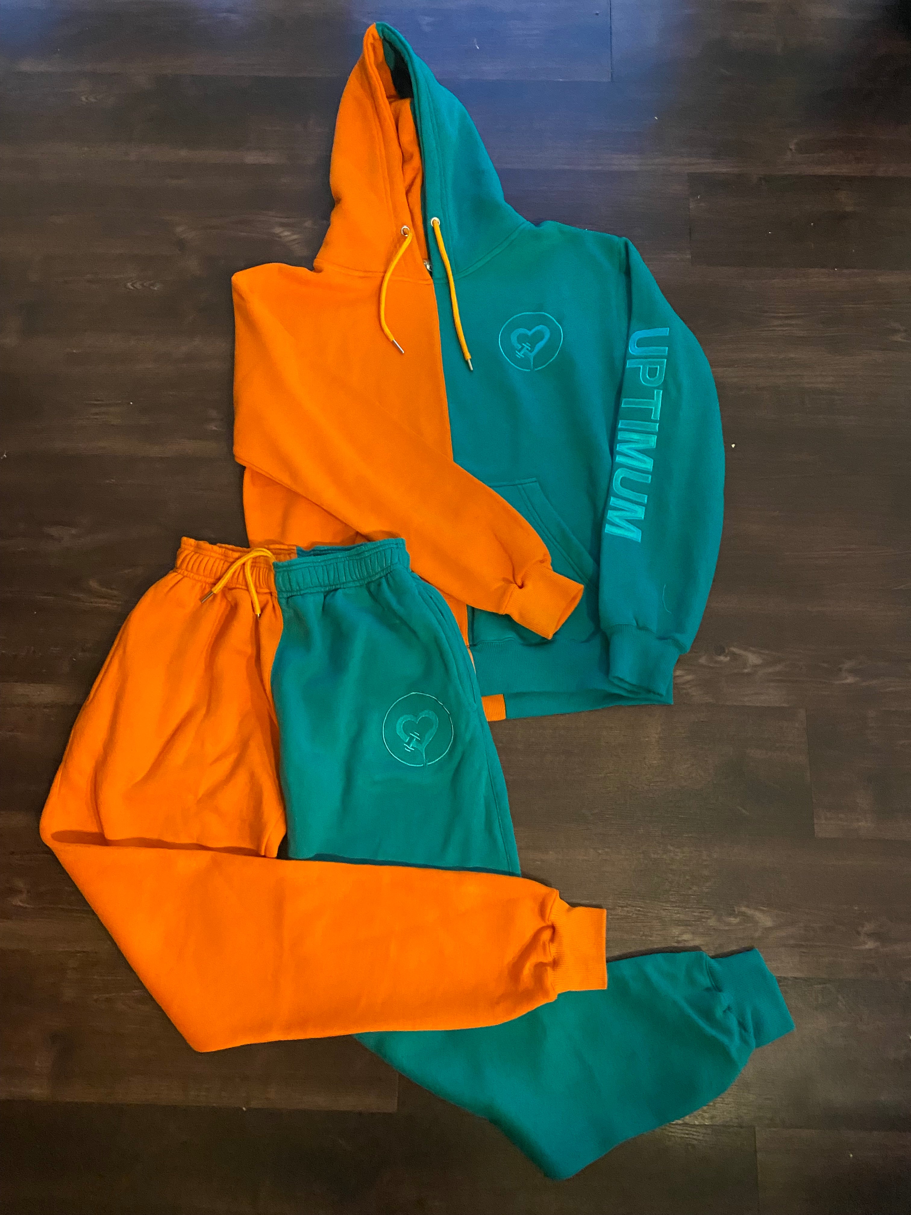 Teal sweatsuit clearance