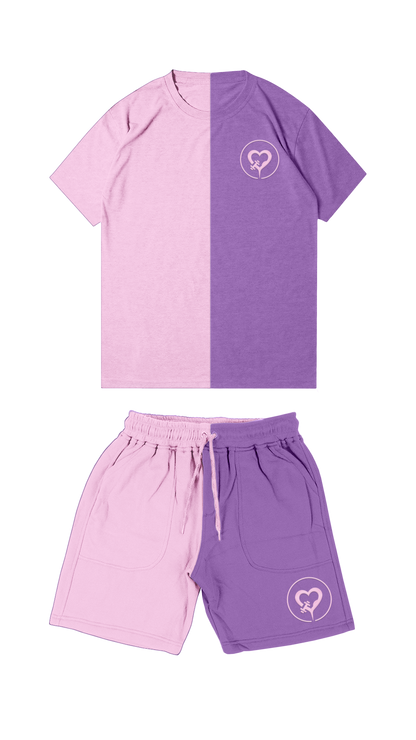 Signature So Shadey Short Sets- Purple (All sizes) (Bermuda)